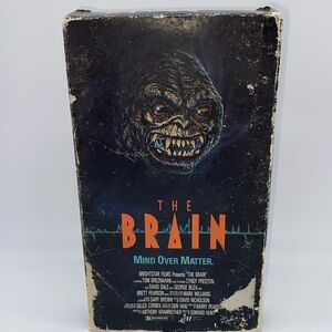 The Brain 1989 Horror VHS Monster Creature Movie Cult Sleaze Video Vintage